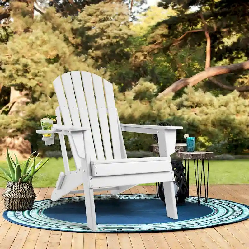 Sedia Adirondack Pieghevole Vrakae con Portabicchieri