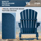 Sedia Adirondack Pieghevole Vrakae con Portabicchieri