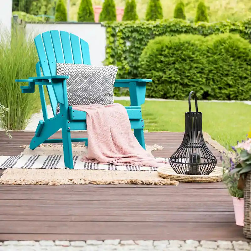 Sedia Adirondack Pieghevole Vrakae con Portabicchieri