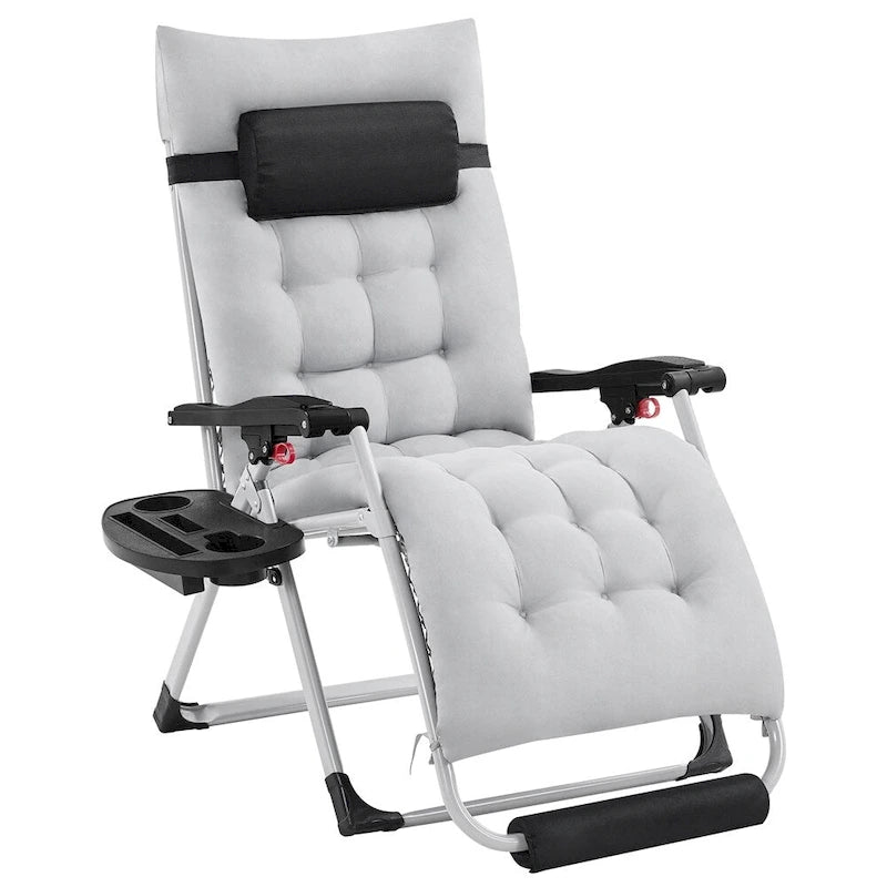 Yaheetech 26in Zero Gravity Recliner with Cotton-padded Mattress