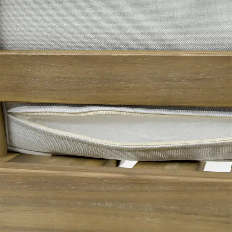 Set tavolo e sedie da pranzo per esterni con cuscini rimovibili per patio