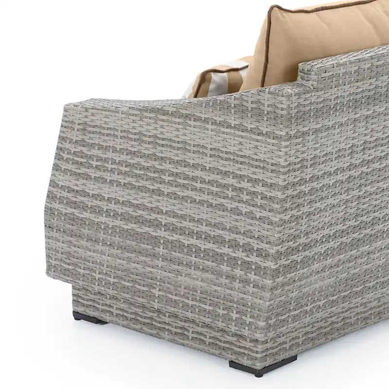 Set da esterno Cannes a 5 pezzi Sunbrella per divano a due posti e poltrone