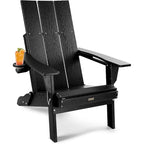 Sedia Adirondack Pieghevole da Esterno WINSOON Moderna in HDPE con Portabicchieri