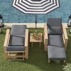 Modern Valentino Outdoor Chaise Lounge set of 2 by HULALA HOME