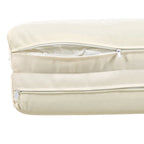 Chaise longue de jardin avec rideaux