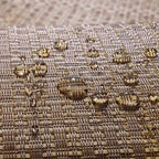 VredHom Lettino doppio da esterno con ruote e poggiatesta - 139,5 cm L x 185 cm P x 164 cm A