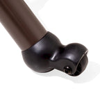 VredHom Lettino doppio da esterno con ruote e poggiatesta - 139,5 cm L x 185 cm P x 164 cm A