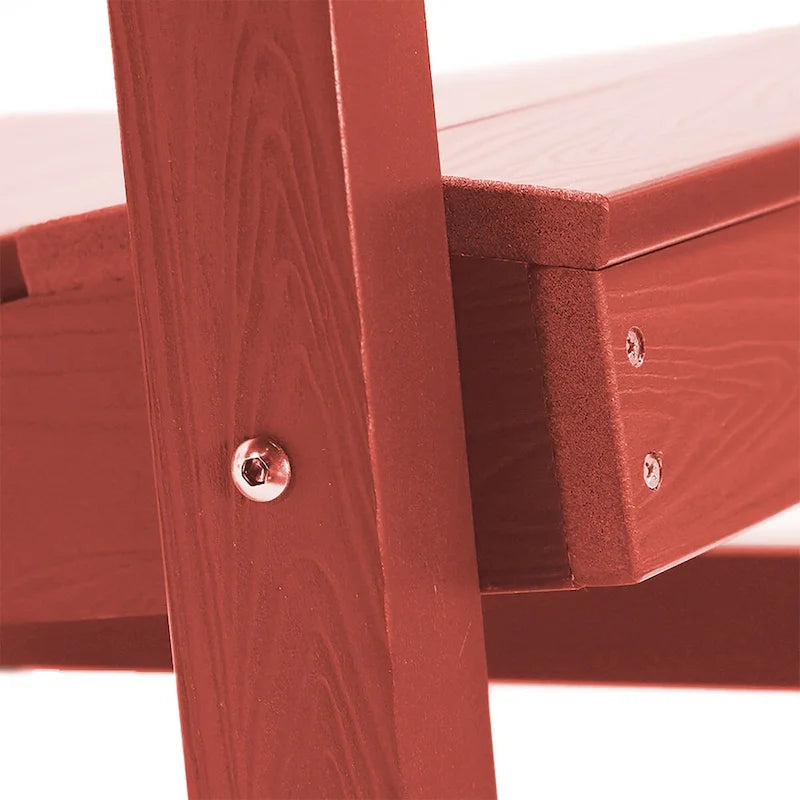 LUE BONA Sedie a dondolo Adirondack da esterno in plastica ecologica per portico, set da 2