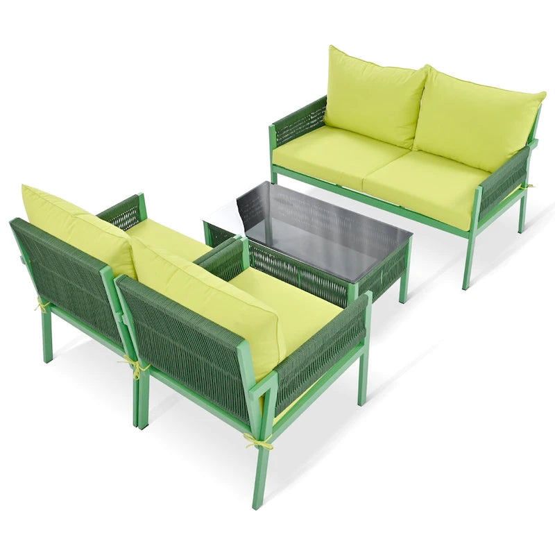 Set da Esterno 4 Pezzi con Corde MM