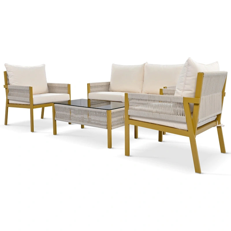 Set da Esterno 4 Pezzi con Corde MM