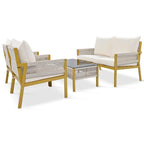 Set da Esterno 4 Pezzi con Corde MM