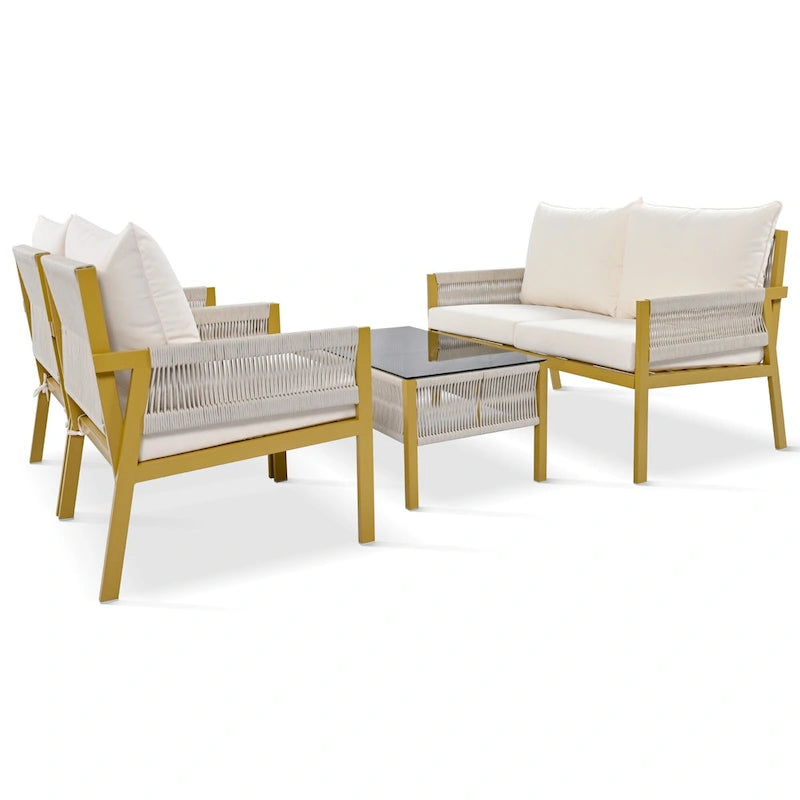 Set da Esterno 4 Pezzi con Corde MM