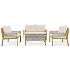 Set da Esterno 4 Pezzi con Corde MM