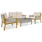 Set da Esterno 4 Pezzi con Corde MM