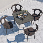 Set da 5 pezzi per tavolo da pranzo da patio