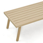 Ensemble de conversation d'extérieur 4 personnes en aluminium avec fauteuils pivotants, table basse et coussins