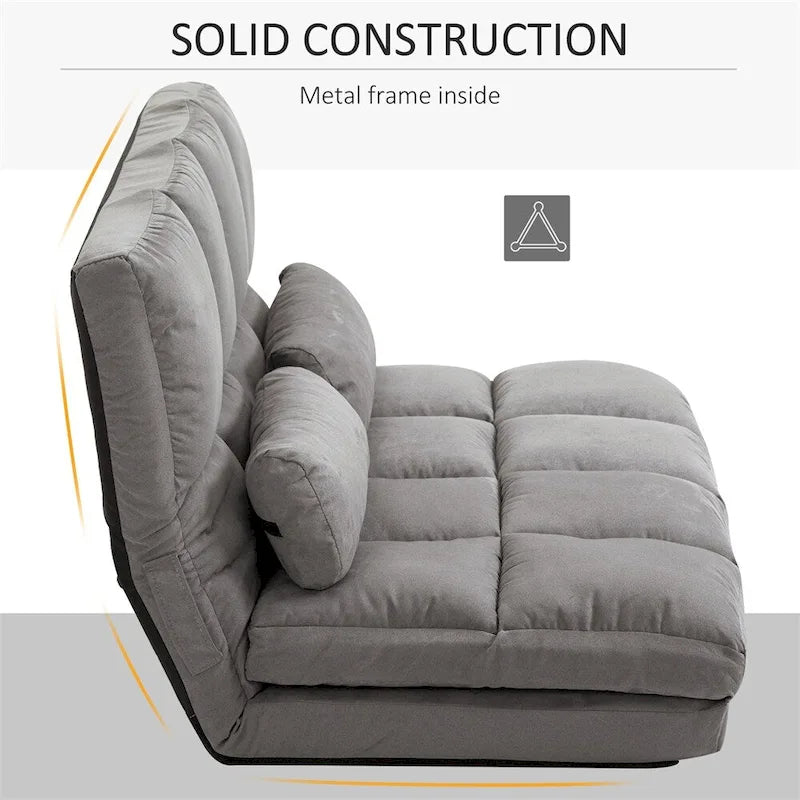 Sedia da pavimento convertibile, divano letto pieghevole, chaise longue per gli ospiti