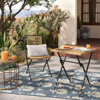Sedia pieghevole da patio Southport beige - Threshold