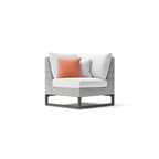 Milo Gray - Sectionnel de patio extérieur Sunbrella 6 pièces avec foyer et table