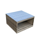 Collezione di Sedute in Rattan Ventura 11 Pezzi con Sedie Multiple