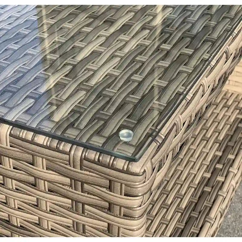 Collezione di Sedute in Rattan Ventura 11 Pezzi con Sedie Multiple