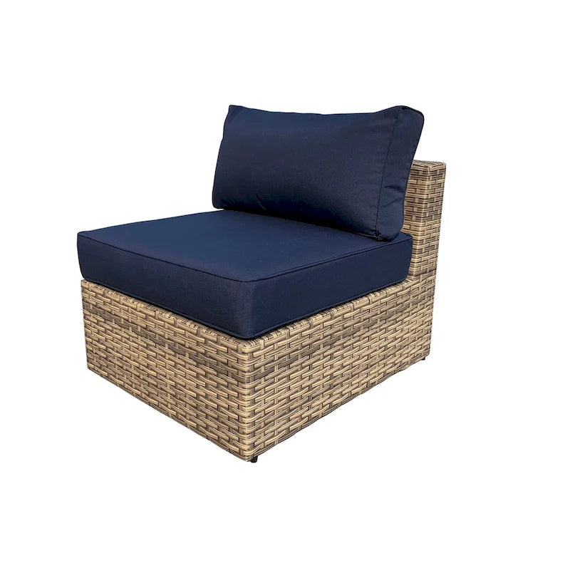 Collezione di Sedute in Rattan Ventura 11 Pezzi con Sedie Multiple
