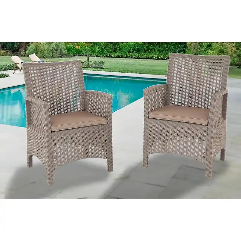 2 Pieces Outdoor Patio Furniture Set
