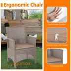 Ensemble de meubles de patio extérieur 2 pièces