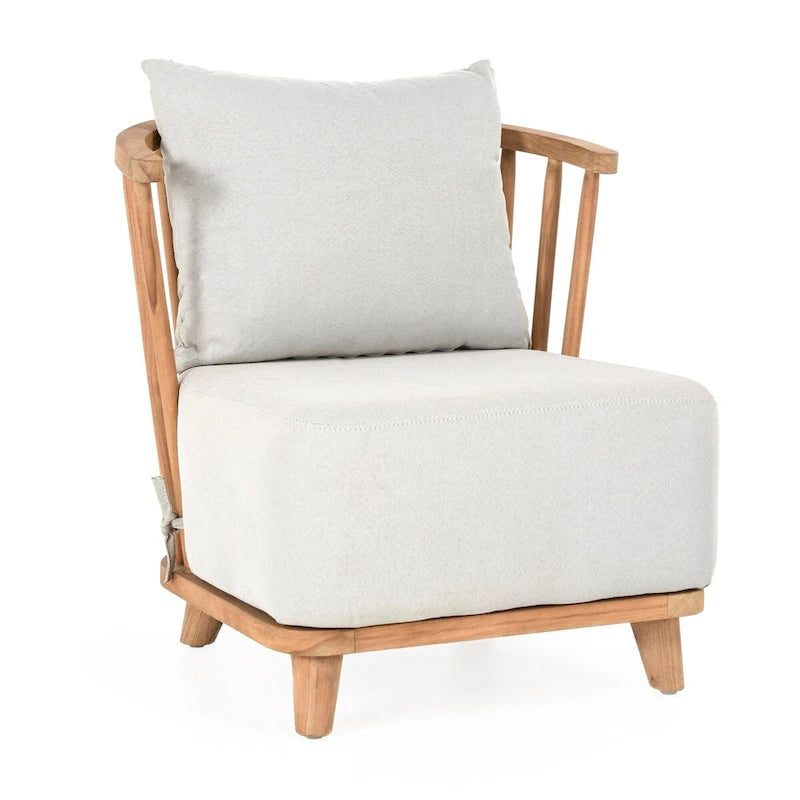 Poltrona da esterno Classic Home Hearst Natural - 28,35Lx29,92Px29,13A