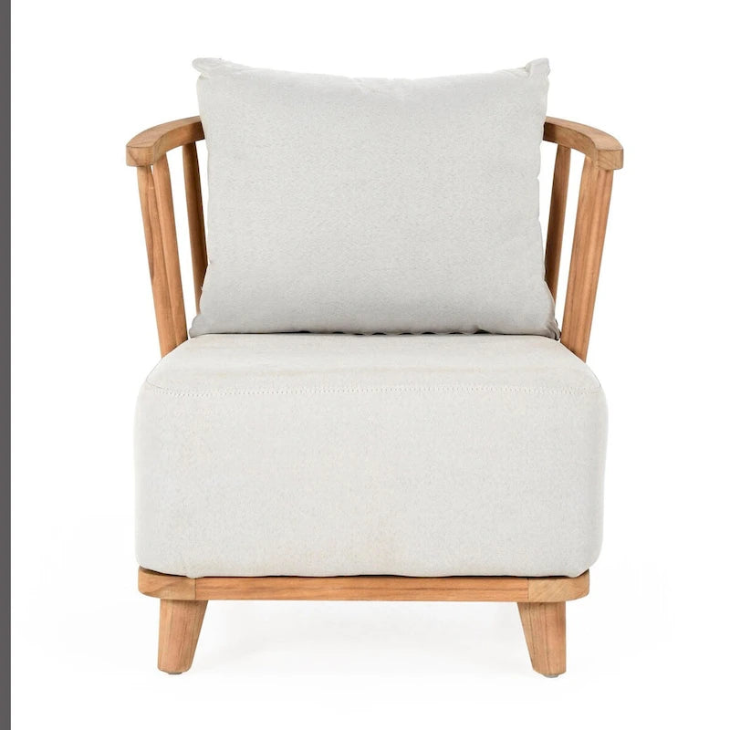 Poltrona da esterno Classic Home Hearst Natural - 28,35Lx29,92Px29,13A