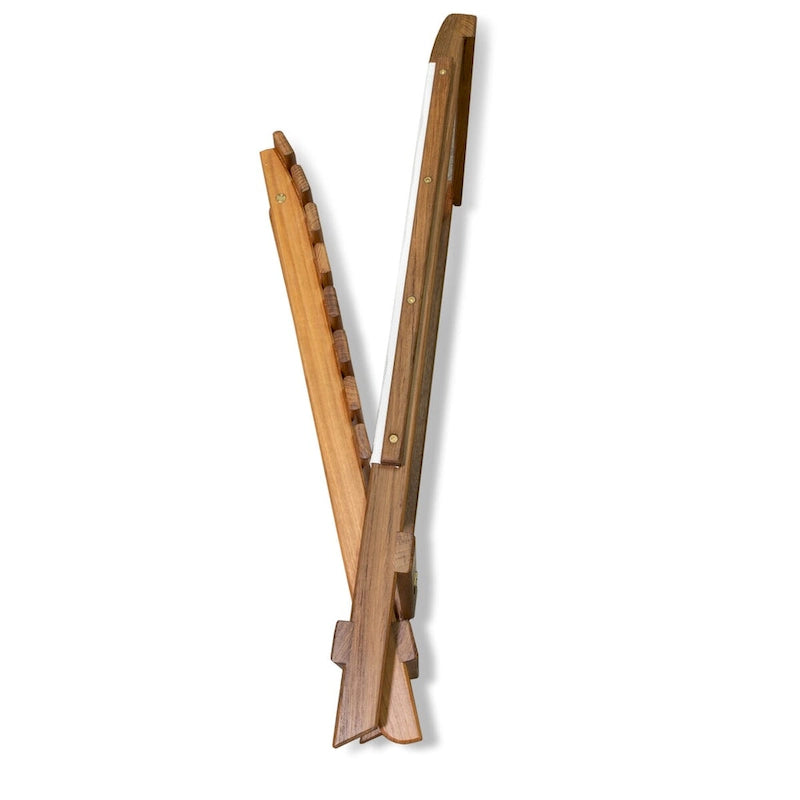 Sedia Everyday in Teak con Tessuto Batyline - Dimensioni aperta: 15 L x 27 A x 25 P