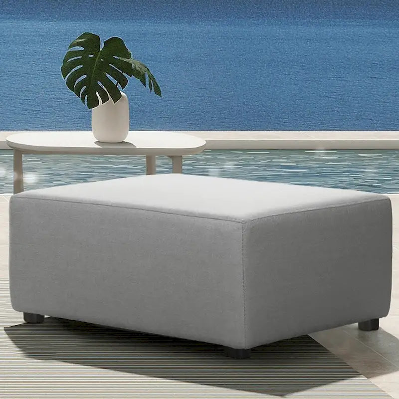 Cleo 30.5 Pouf Ottomano Modulare Imbottito da Esterno