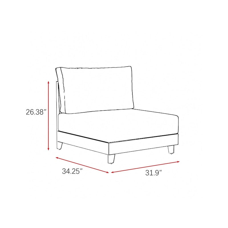 Ensemble de sièges multi-chaises 7 pièces Galway