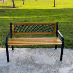 Banc de jardin en bois Lotus Home - 29 H x 47 L x 21 P