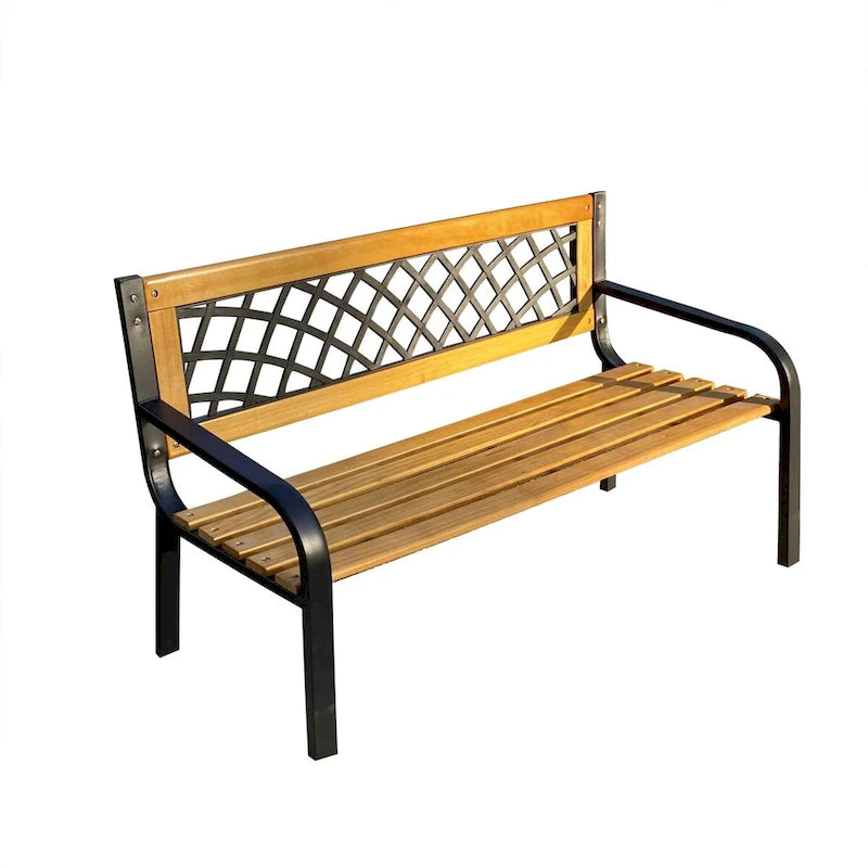 Banc de jardin en bois Lotus Home - 29 H x 47 L x 21 P