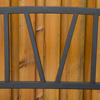 Banc de jardin en métal pour 2 personnes, style parc, 50 po