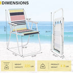 Chaise de plage pliante individuelle