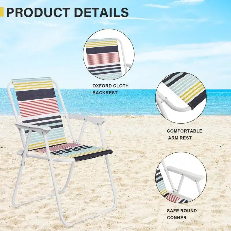 Chaise de plage pliante individuelle