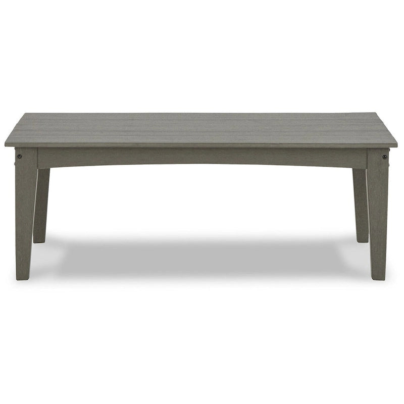Divano da esterno e tavolino da caffè Visola Gray Signature Design by Ashley - 80L x 33P x 37A
