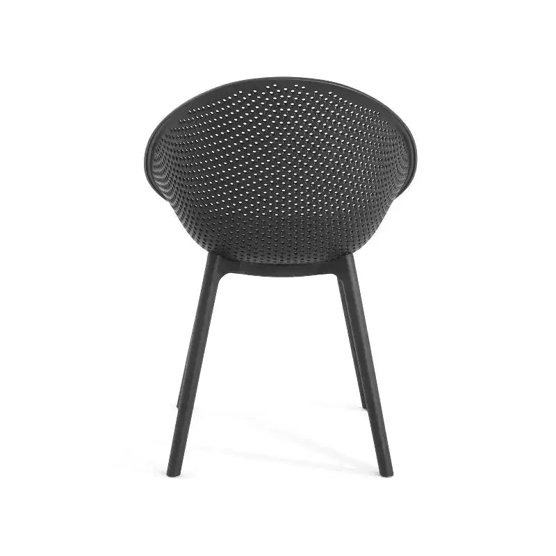 Sedia da pranzo da esterno Christopher Knight Home 2pz Papaver in plastica polipropilene