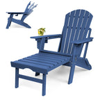 Sedia Adirondack Pieghevole e Regolabile Vrakae con Pouf