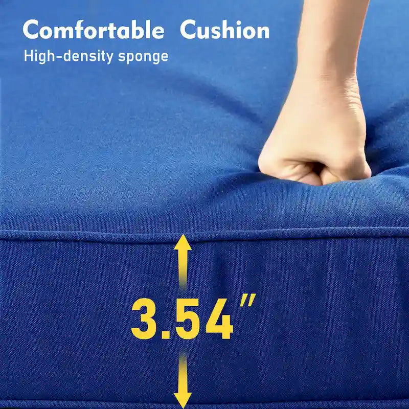 Set di sedie girevoli curve in vimini OVIOS a 5 pezzi con pouf da esterno
