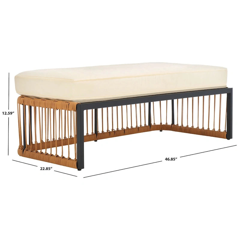 SAFAVIEH Outdoor Living Panca Bola - 119.38Lx58.42Px33.02A