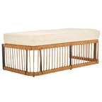 SAFAVIEH Outdoor Living Panca Bola - 119.38Lx58.42Px33.02A