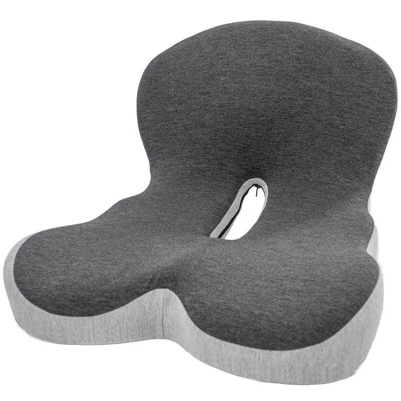 Cuscino Ergonomico in Memory Foam con Supporto Lombare e Schienale per Alleviare il Dolore al Coccige