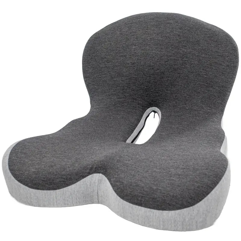 Ergonomic Memory Foam Seat Cushion with Lumbar and Back Support  Coccyx and Tailbone Pain Relief
