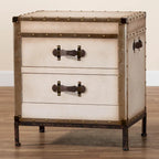 Baule Tavolino in Tela Laura Vintage