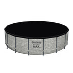 Piscina Fuori Terra Rotonda Bestway Steel Pro MAX con Pompa e Copertura