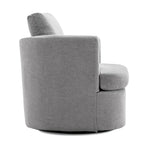 Fauteuils pivotants modernes Chenille pour salon