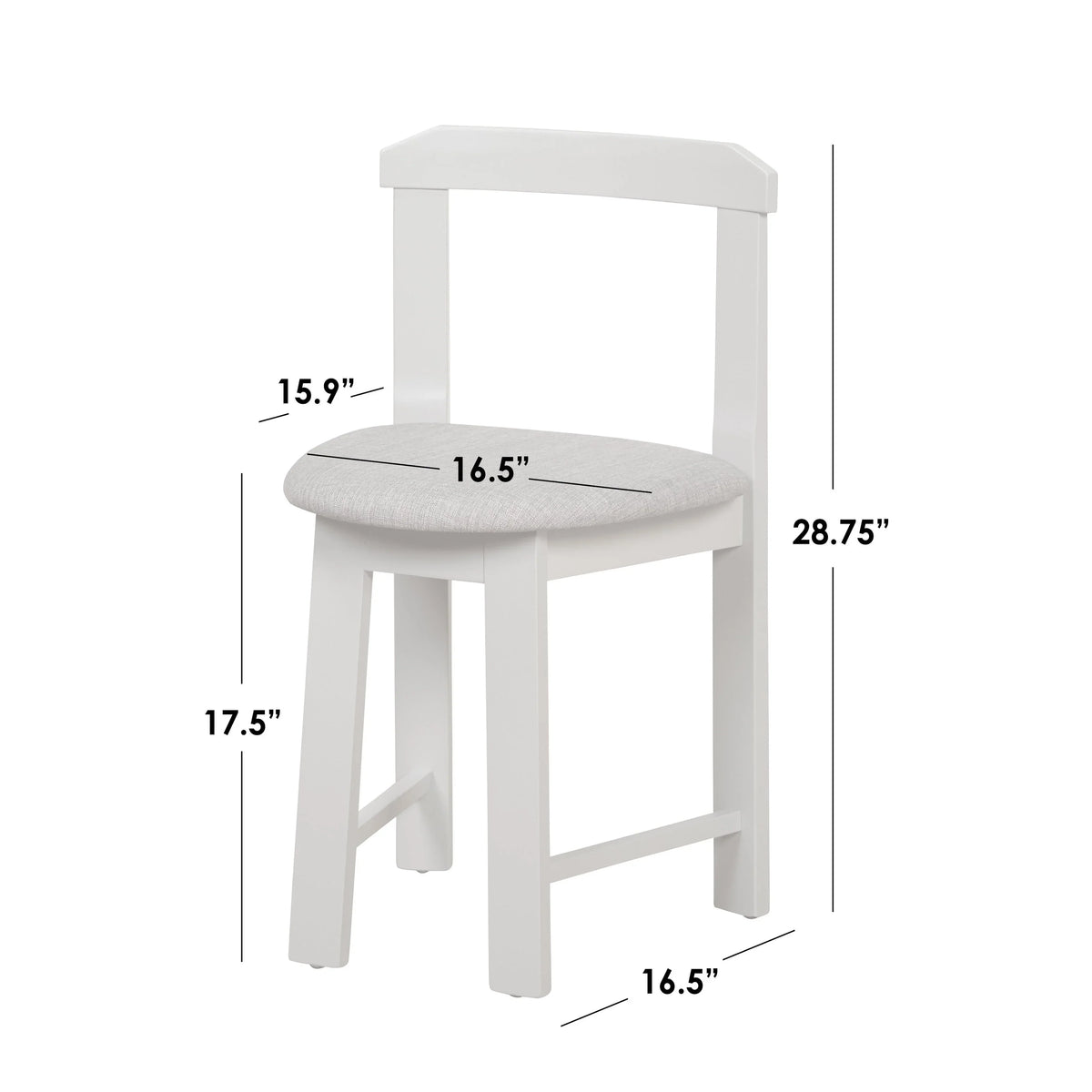 Set da pranzo rotondo compatto Harrisburg Tobey da 5 pezzi